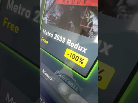 Free game In the Xbox store. I bet you didn’t know that. Metro 2033 redux.