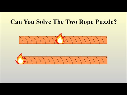 How To Solve The Two Rope Puzzle