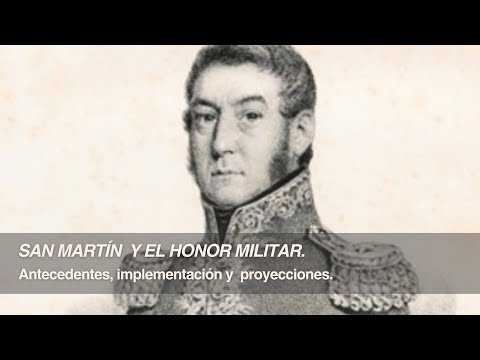 Disertación "San Martín y el honor militar. Antecedentes, implementación y proyecciones"