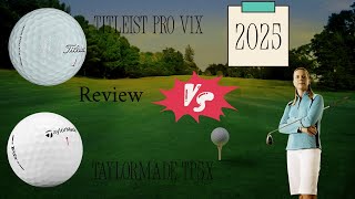 Titleist Pro V1x vs TaylorMade TP5x Distance Test  Review and Comparison