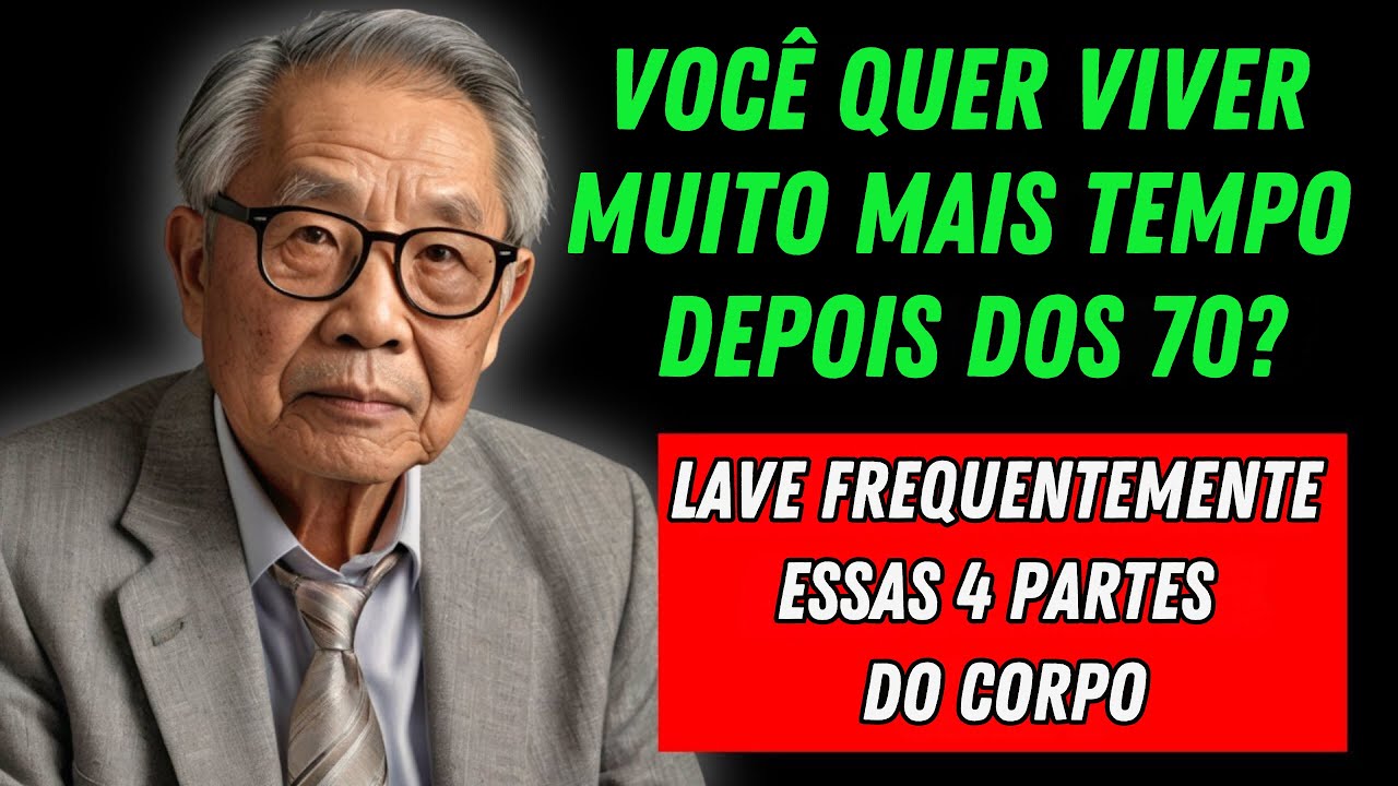 Médico revela: lave essas 4 áreas regularmente e viva mais! | SEGREDO DA LONGEVIDADE