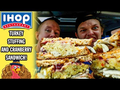 A revisão do sanduíche de ação de graças de $ 11,49 do IHOP!