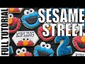 COOKIE DECORATING TUTORIAL Sesame Street Sugar Cookies