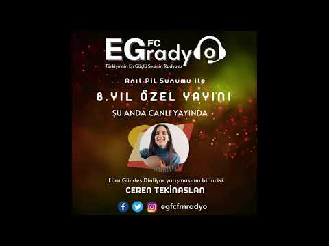 #EbruGündeşdinliyor Birincisi Ceren TEKİNASLAN EGFC Radyo konuğu oldu.