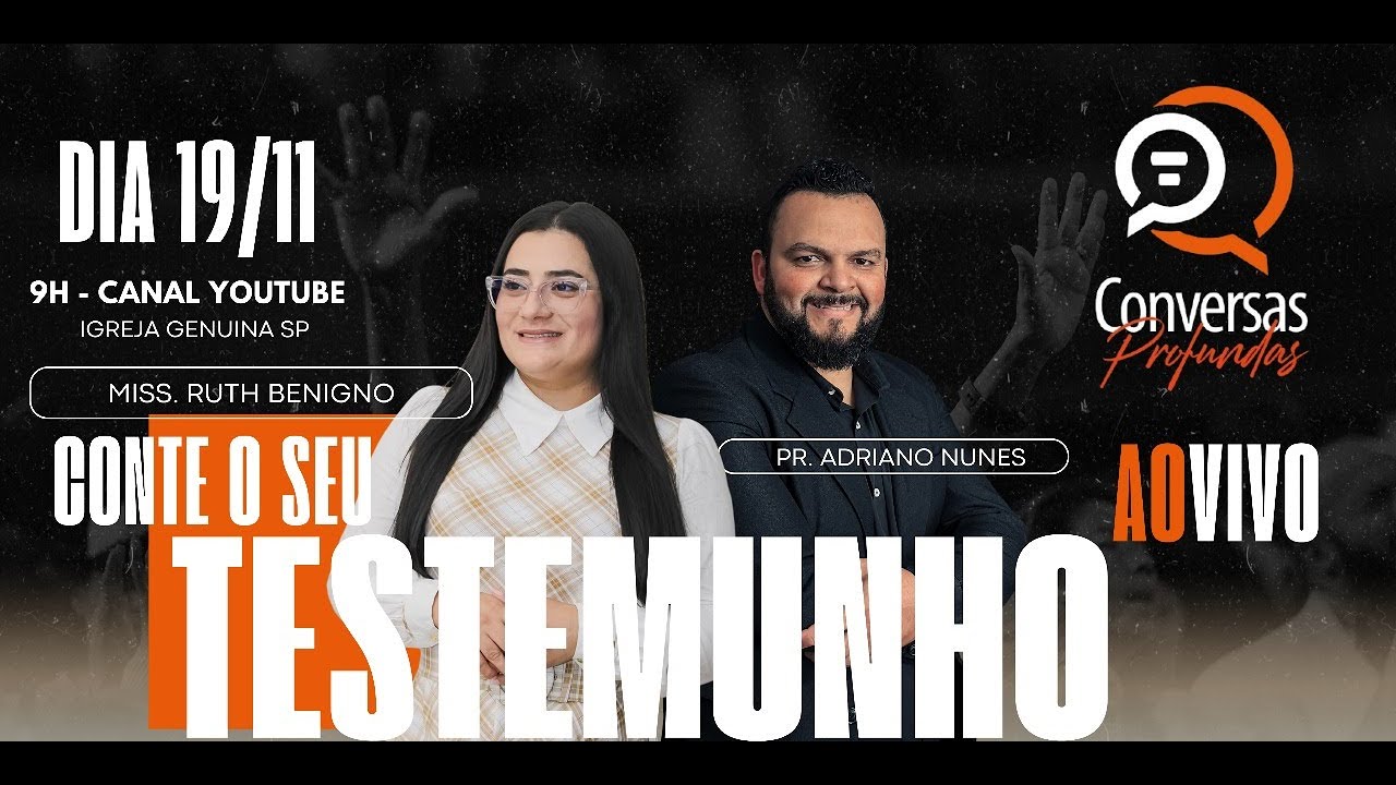 CONTE SEU TESTEMUNHO - MISS RUTH BEGNINO - 19/11/25