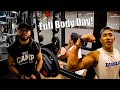 【筋トレ】Fullbody Day 近江克仁×Hebert Gamboa アメフト選手のトレーニング密着動画