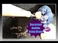 Jentle Soaps™ Royal Bubble Decorator Icing Demo |  Easy to Pipe One Handed with ANY Tip!