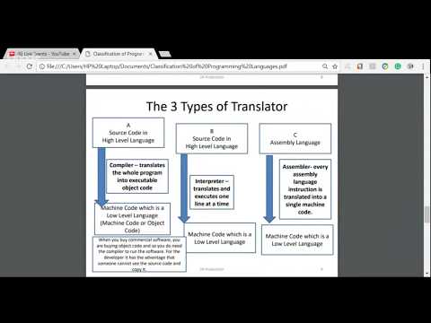 AQA Exam GCSE Topic 8 - High Level and Low level Languages