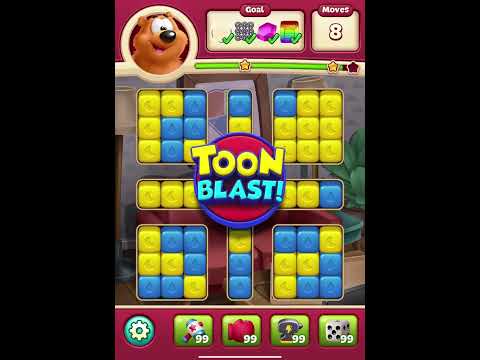 TOON BLAST Levels 2865 - 2870 [No Boosters]