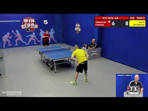 02:30 Люшня Александр (0:3) Коробейник Сергей    стол 5  ЮГ-6  17.06.22