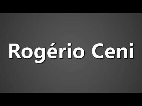 How To Pronounce Rogerio Ceni