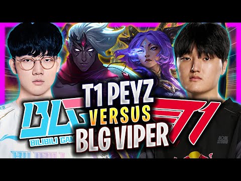 T1 PEYZ vs BLG VIPER! - T1 Peyz Plays Yunara ADC vs BLG Viper Varus!