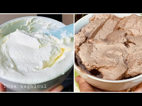 كريمه رائعة ومتماسكة  لحشو وتغليف الكيك وب٣مكونات بس 👌👌👌