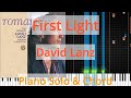 🎹First Light, Solo & Chord, David Lanz, Synthesia Piano