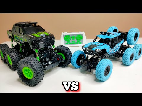 RC 6 Wheels Rock Crawler Vs RC 8 Wheels Rock Crawler Unboxing - Chatpat toy tv