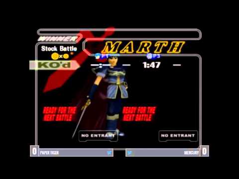4/29/16 UMD Fest - Paper Tiger (Marth) vs. Mercury (Jigglypuff) - SSBM R4 Losers
