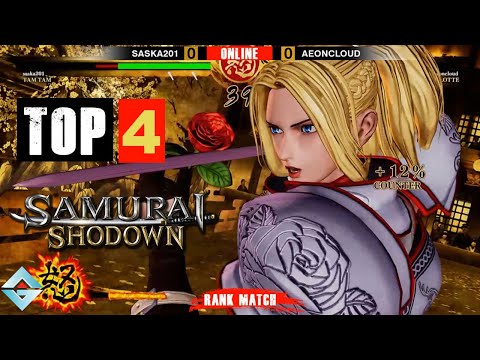 SAMURAI SHODOWN TOP 4 ONLINE RANK MATCH