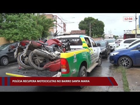 Polícia recupera motocicletas clonadas e desmontadas na Santa Maria da Codipi 17 02 2021