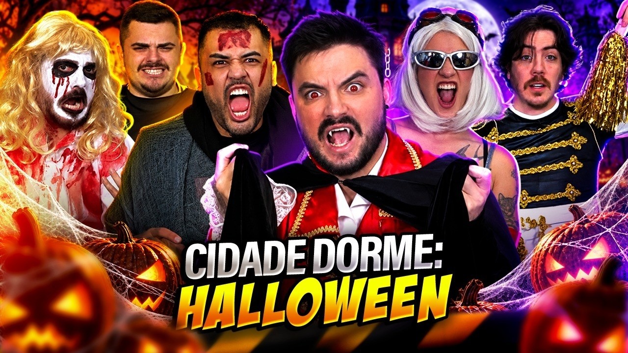 CIDADE DORME! HALLOWEEN! com Bruno Correa!