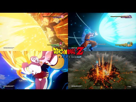 Dragon Ball Z Kakarot - All Super Attacks And Ultimate Attacks Cutscenes (Including All Dlcs)