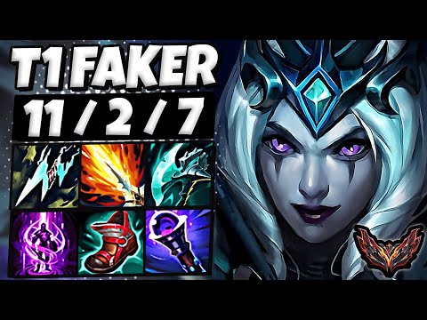 T1 Faker Leblanc MID vs Ezreal - Patch 13.12 Korea Grandmaster ✅