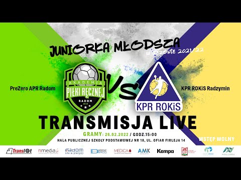 Juniorka Mł PreZero APR Radom vs KPR ROKiS Radzymin 26.02.22