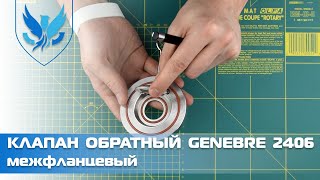 Клапан обратный нержавеющий межфланцевый Genebre 2406