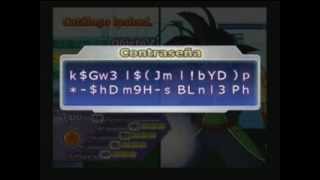 DBZ BT3 - All Characters & Red Potara Passwords - PS2 & Wii - How to unlock password characters