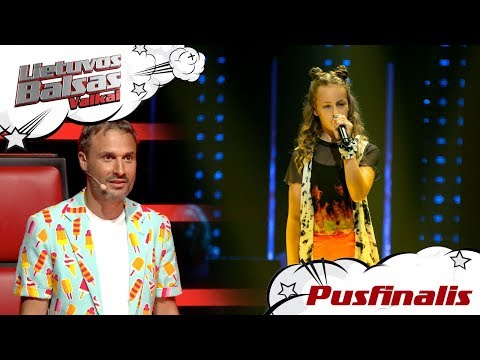 Nikoleta Ambrazevičiūtė - Šoku viena | Pusfinalis | Lietuvos Balsas. Vaikai S2