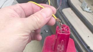 Andy’s DIY: How to remove a car door power window when no car battery is present
