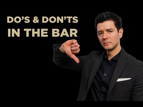 The Ultimate Do's & Don'ts Guide (For Bartenders)