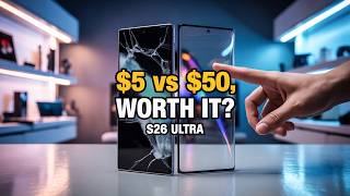 $5 Vs $50 Galaxy S26 Ultra Screen Protectors – Is It Worth It? ✅