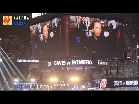 Davis vs Romero Ring Walk | Fighter Introductions | from May 28, 2022