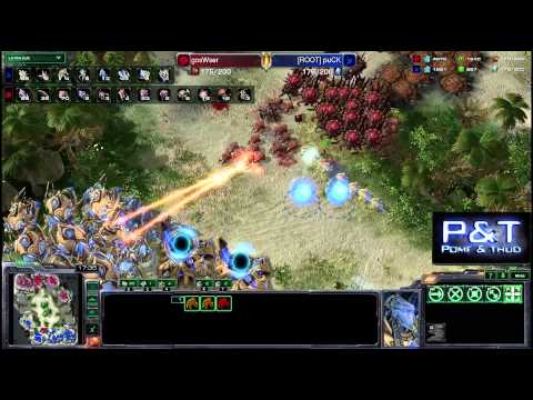 (HD690) gosWser vs puCK - PvZ - Heart of the Swarm [FR]