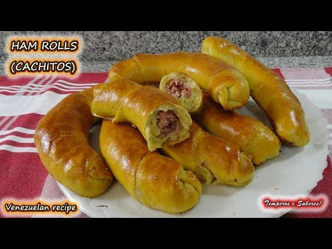 HAM ROLLS Cachitos, Venezuelan recipe, delicious and easy to make