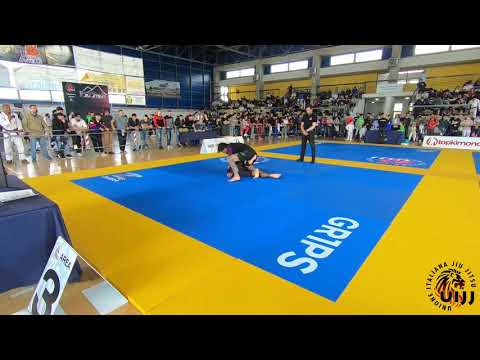 Napoli Jiu Jitsu Challenge 2019 - finale viola adulto assoluto - rabolini vs riberio maxuel