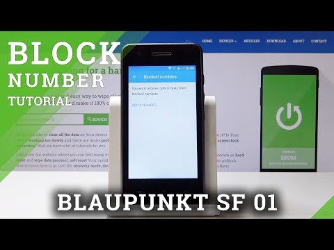 How to Block Number in BLAUPUNKT SF 01 - Create Blacklist