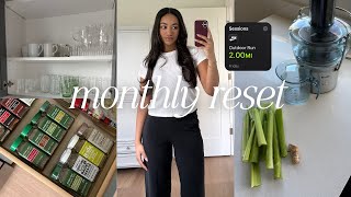 JANUARY MONTHLY RESET | decluttering & organizing, closet clean out, & back into a healthy routine