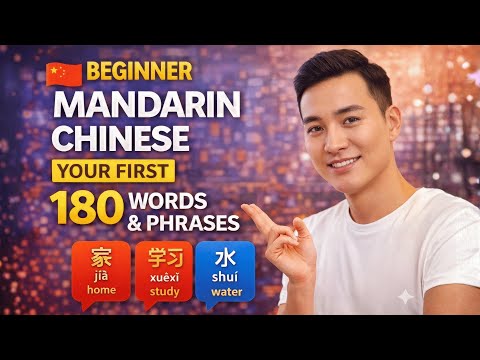 LEARN Your First 180 Beginner Mandarin Chinese Words and Phrases?