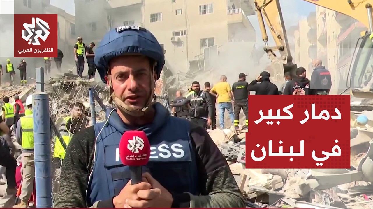 دمار كبير في صور ومناطق عدة في لبنان جراء الغارات الإسرائيلية العنيفة في أكب?