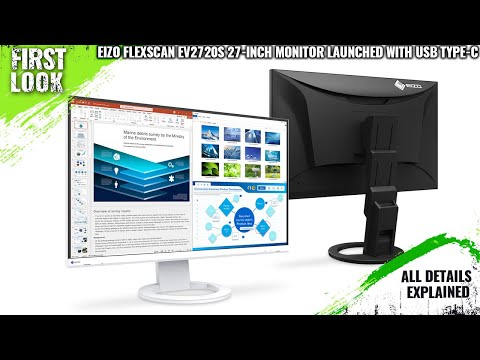 EIZO FlexScan EV2720S 27-inch Monitor Launched With USB Type-C Port - Explained All Spec, Features