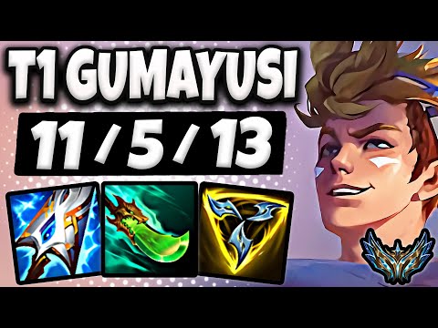 T1 Gumayusi Ezreal vs Kalista [ ADC ] Rank #6 Korea Challenger 25.9