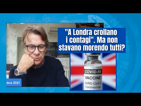 Zuppa di Porro 13 nov 2021 - "A Londra crollano i contagi". Ma non stavano morendo tutti?