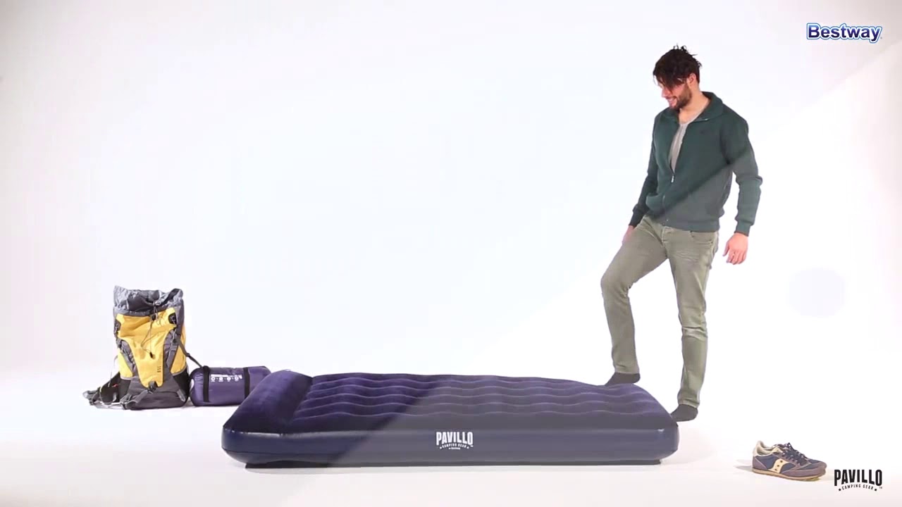 Materac ze zintegrowaną pompką nożną BESTWAY Pavillo