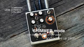 Video thumbnail for Mastro Valvola LEM. Shimmer Mode with Bit Crusher. by Mastro Valvola pedals