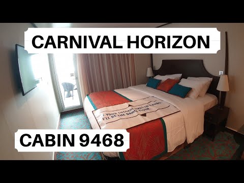 Thumbnail for Carnival Horizon Cabin 9468 Category HI Havana Aft-View Extended Balcony Stateroom