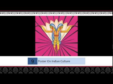 Poster On Indian Culture And Heritage