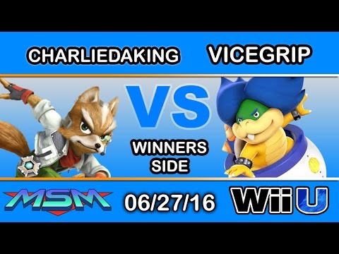 MSM 56 - Atrakt | Charliedaking (Fox) Vs. A2 | Vicegrip (Ludwig) Winners Side - Smash Wii U