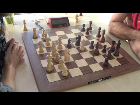 IM Toms Kantans - Robert Dubrovin, Rapid chess, Caro -Cann defence