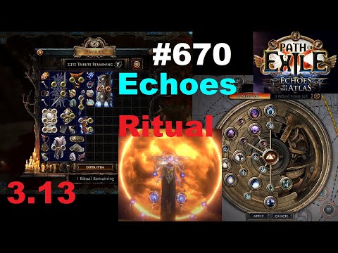 [Path of Exile] My Thoughts on Echoes of the Atlas & Ritual League in 3.13 & Reactions/Info - 670